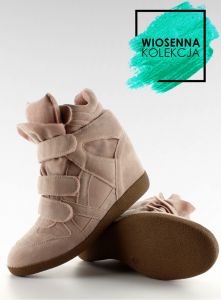 Sneakersy zamszowe JT19 Pink