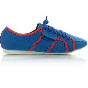 Buty sznurowane  299-20 NIEBIESKIE
