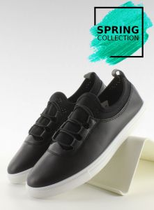 Trampki mięciutkie z gumkami 8-10 Black