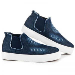 WYSOKIE TRAMPKI SLIP ON