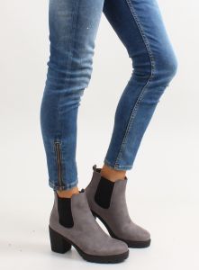 Zamszowe vagabondy sztyblety M10-3 Grey
