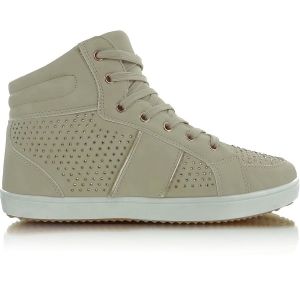 Sneakers za kostkę 85-3 BEŻOWE