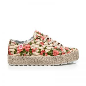 TRAMPKI, ESPADRYLE W KWIATY