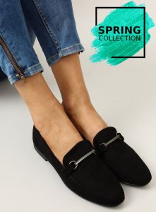 Mokasyny damskie klasyk 1183 BLACK