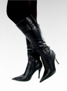 Sexowne kozaki 39278-31 CZARNE