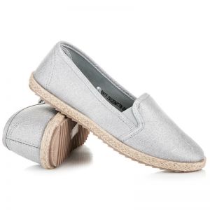 SREBRNE TRAMPKI SLIPONY