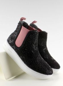 Dziecięce sztyblety sportowa podeszwa K1646107 NEGRO