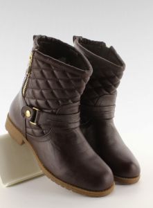 Botki pikowane FJM-6 Brown