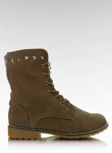 Workery z suwakiem Q1902 KHAKI