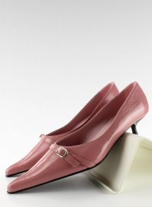 Pantofelki na obcasie PM2-18 Pink