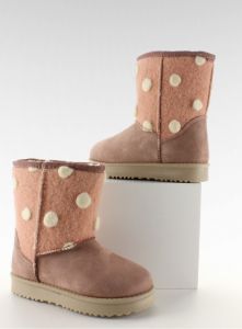 Dziecięce emusy z filcową cholewką k1647405 Rosa