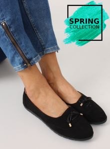 Zamszowe jazzówki T239   Black