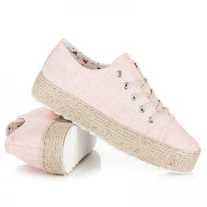 ESPADRYLE NA PLATFORMIE