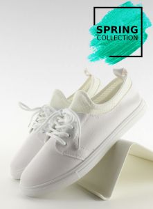 Trampki licowe mięciutkie 8-25 White
