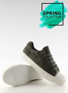 Trampki z gwiazdką BL71p   Green