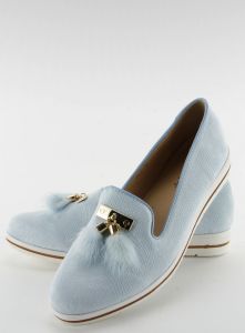 Mokasyny z chwostem DM21P BLUE
