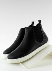 Slip-on za kostkę snake heel C239-1 Czarne