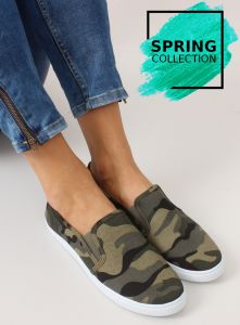 Mięciutkie trampki slip-on JX40P FAN COLOR
