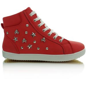 Trampki z ćwiekami 6016 CZERWONE