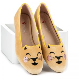 WELUROWE BALERINKI KITTY