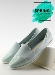 Zamszowe lordsy pastelove 6058 L. Blue