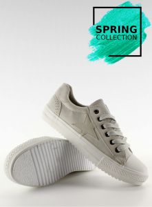 Trampki z gwiazdką BL71p L. Grey
