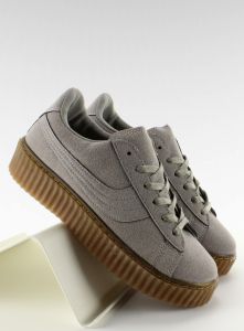 Zamszowe creepersy 8149 Grey