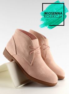 Wiosenne sztyblety sznurowane NC28 Pink