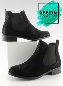 Sztyblety zamsz Snake Story 1546-90 Black
