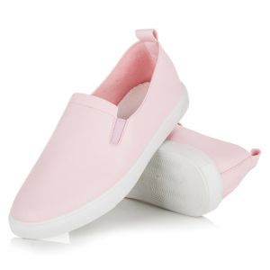 RÓŻOWE TRAMPKI SLIP ON