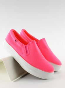 Slipony na podwójnej podeszwie GF-41 Fluorescent Red