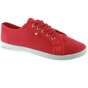 Trampki oxford z wszywką BS505 Czerwone