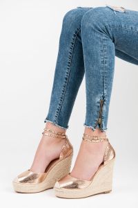 ESPADRYLE NA KOTURNIE Z DŻETAMI