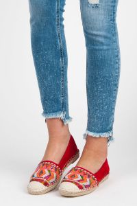 ZAMSZOWE ESPADRYLE Z CEKINAMI