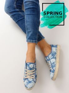 Hawajskie espadryle damskie K1620002 FLORES