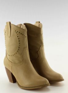 botki kowbojki  8397-GA KHAKI