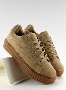 Zamszowe creepersy 8149 Beige