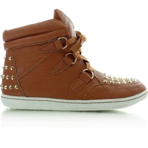 Trampki za kostkę ćwieki F26816 CAMEL