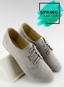 Zgrabne jazzówki zamszowe 5063 Grey