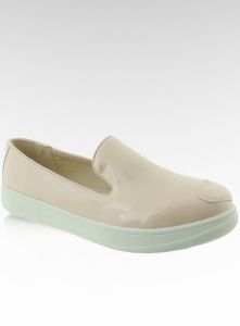 Trampki slip-on lakierowane A917 różowe