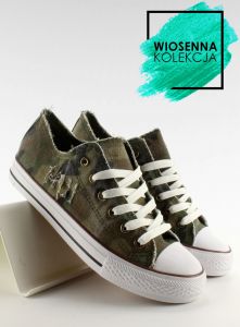 Trampki damskie vintage moro NB61P Lt. Green