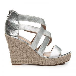 METALICZNE SANDAŁY, ESPADRYLE