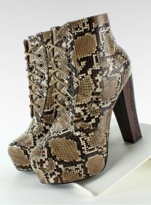Botki Lity SNAKE STORY E428 Brown