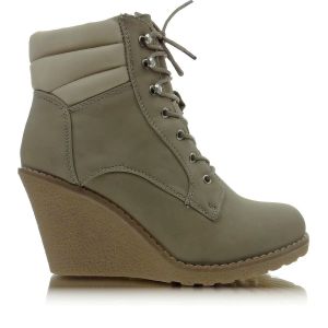 Botki dwukolorowe HP124C KHAKI