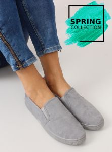 Mięciutkie trampki slip-on JX40P GREY