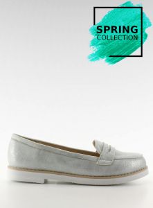 Pastelowe mokasyny damskie 7112 Blue