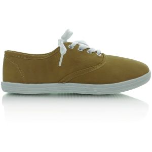 Tenisówki oxford licowe 30505 CAMEL