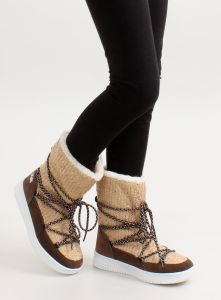 Dziecięce śniegowce eskimoski k1646102 Beige