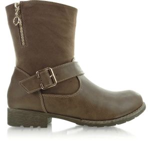 Botki z klamrą B305 Khaki