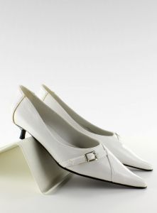 Czółenka na obcasie PM2-8 White
